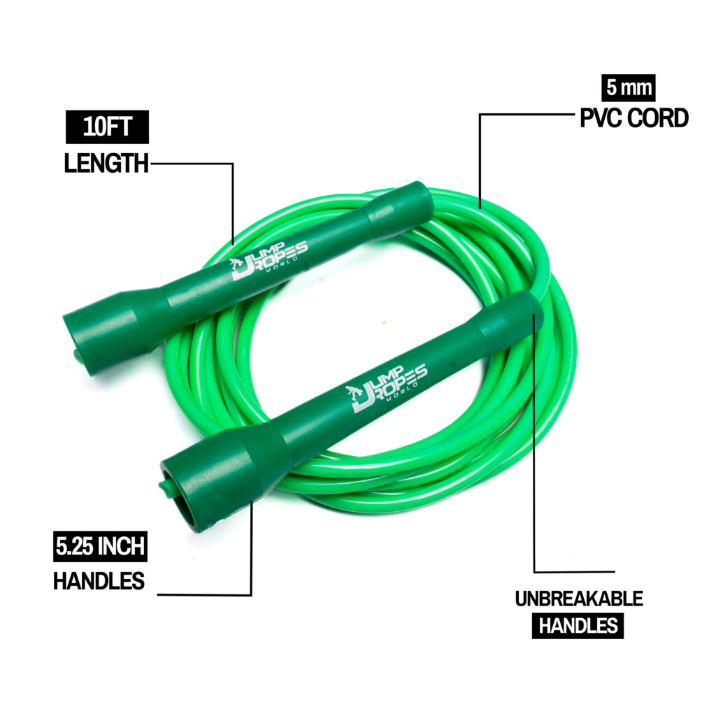 SX 2.O Champion PVC Jump Rope-Green – Jumpropesworld