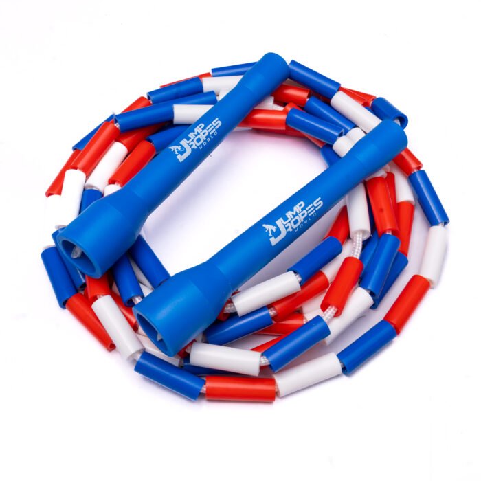 SX 2.O Champion Beaded Jump Rope-Blue Red and White