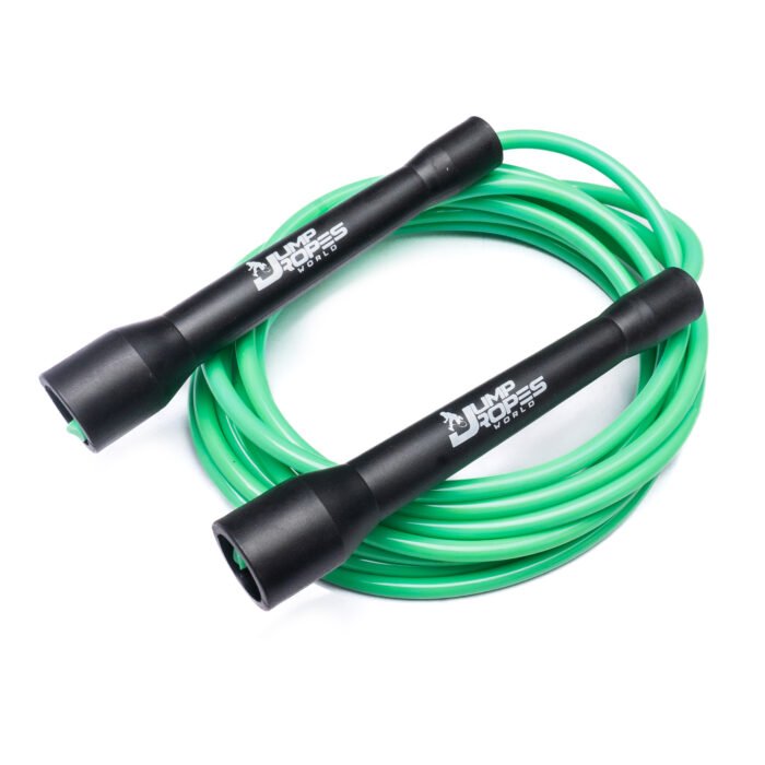 SX 2.O Champion PVC Jump Rope-Green with Black Handle